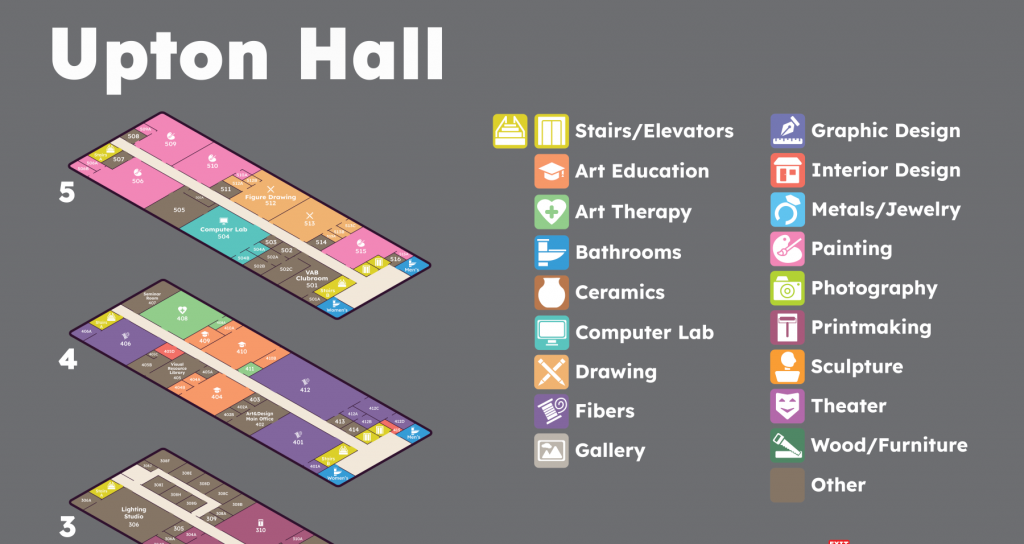 Buffalo State University’s Upton Hall Map