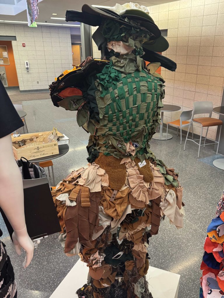 Backside angle of the sculpture